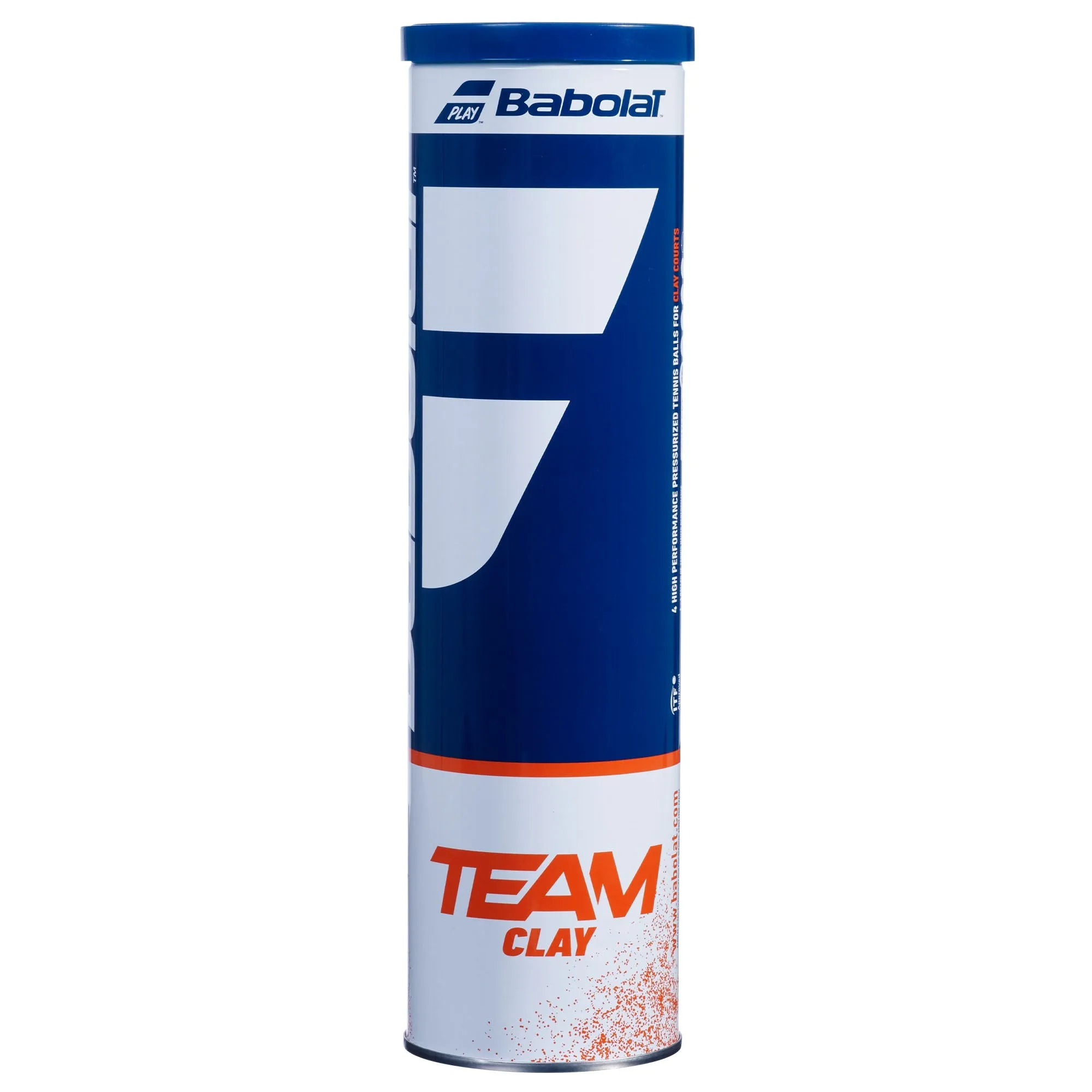 Babolat Team Clay Tennis Balls - Tube Of 4