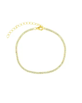 Chloe Tennis Bracelet Canary