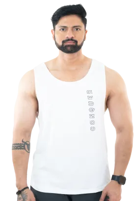 NoVA Men's White Solid Vest